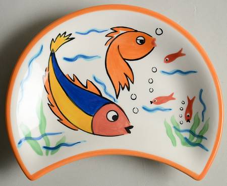 Les Tropiques Crescent Salad Plate