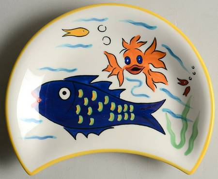 Les Tropiques Crescent Salad Plate