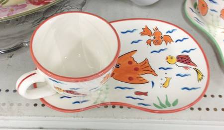 Les Tropiques Snack Tray & Soup Mug Set