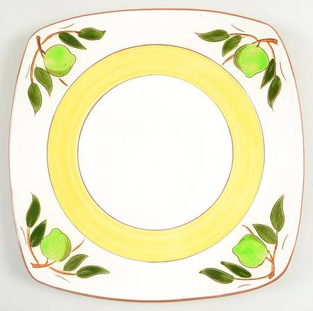 Lime 12" Square Chop Plate