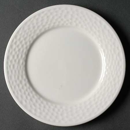 Lisbon White Salad Plate
