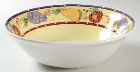 Fruit Basket 9" Round Vegetable Bowl