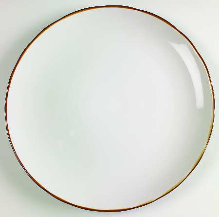 Quarry White 12" Chop Plate (Round Platter)