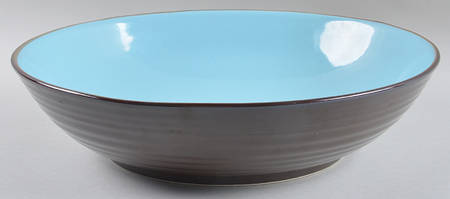 Quarry Blue 13" Large Salad Serving Bowl