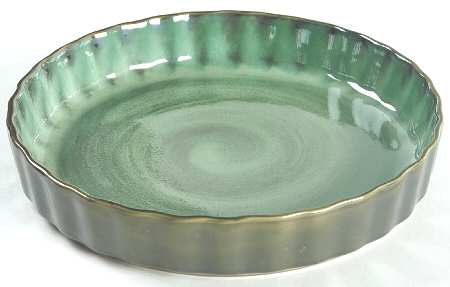Nova Green 9" Quiche by Sango