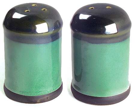 Nova Green Salt & Pepper Set by Sango