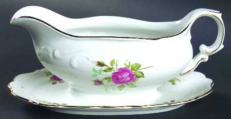 SCH288 Gravy Boat with Attached Underplate