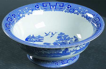 Willow Blue (New, 2002) 40 Oz Pitcher and Bowl, Bowl Only