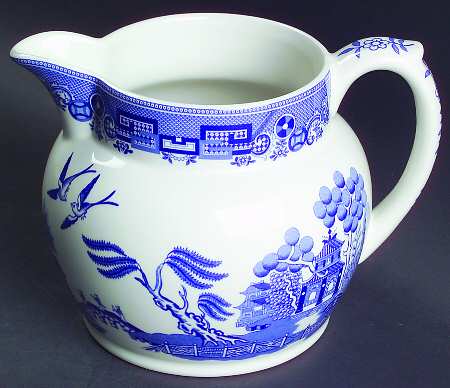 Willow Blue (New, 2002) 22 Oz Milk Jug