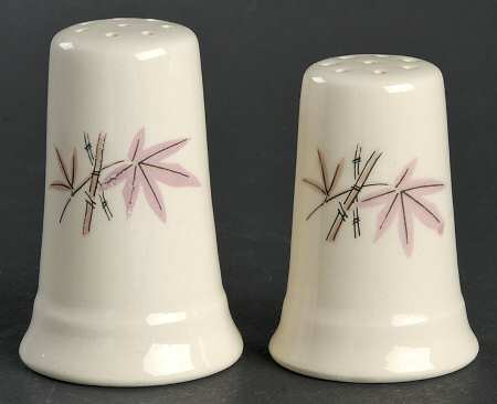 Pink Bamboo Salt & Pepper Set