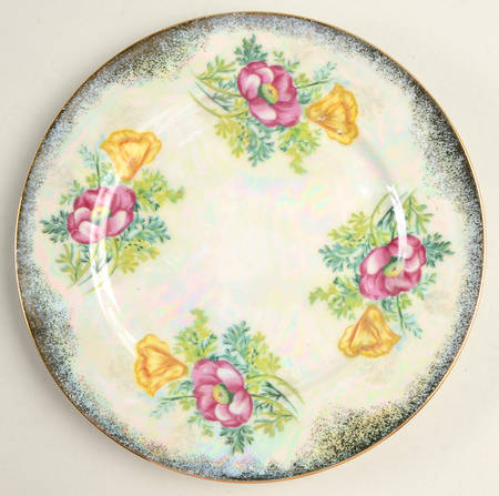 Flower of the Month Salad Plate