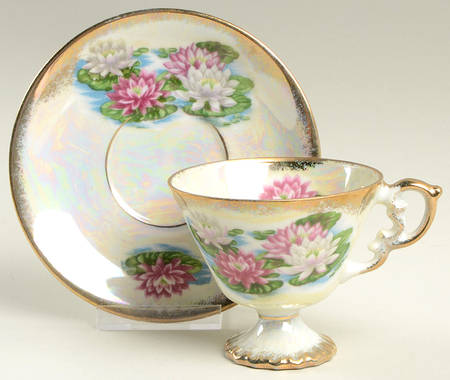 Flower of the Month Footed Cup & Saucer Set