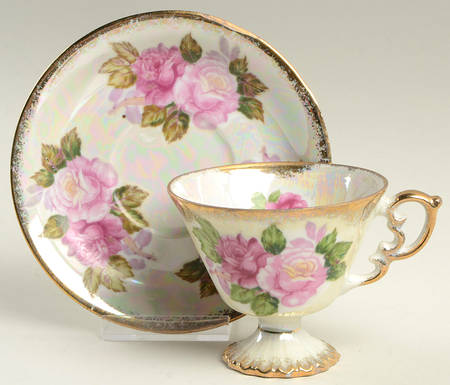Flower of the Month Footed Cup & Saucer Set