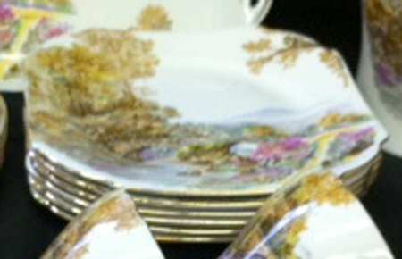 Heather Square Bread & Butter Plate
