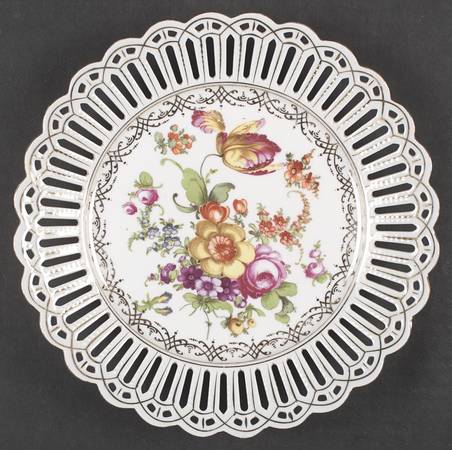 Dresden Flowers Luncheon Plate