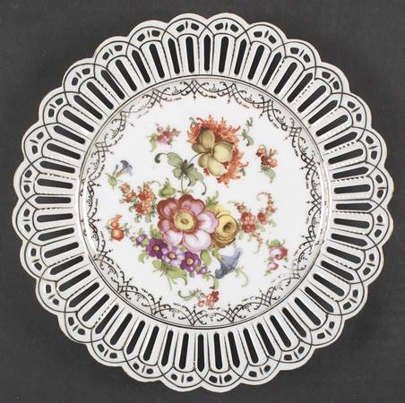 Dresden Flowers Luncheon Plate
