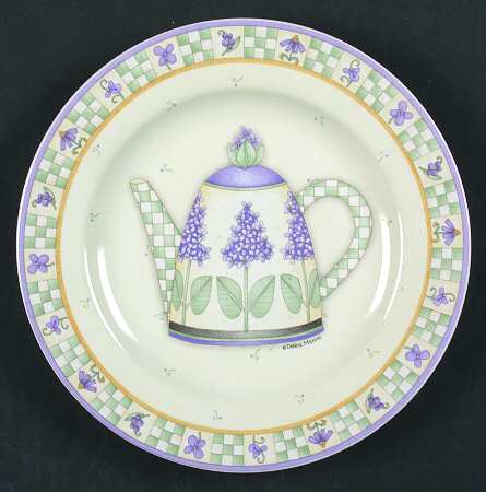 Lavender Tea Garden Salad/Dessert Plate