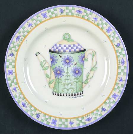 Lavender Tea Garden Salad/Dessert Plate
