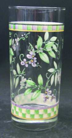 Lavender Tea Garden Glassware Highball