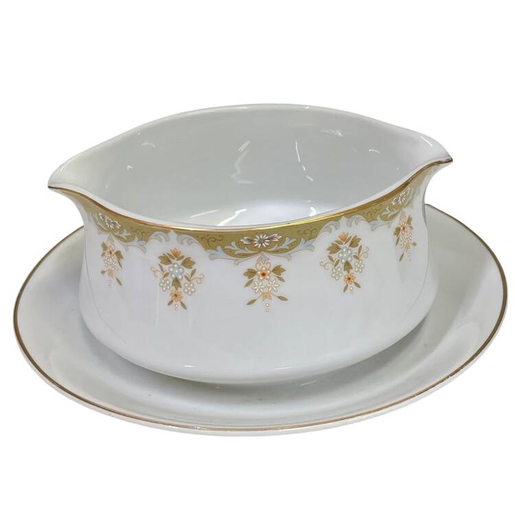 SON60 Gravy Boat with Attached Underplate