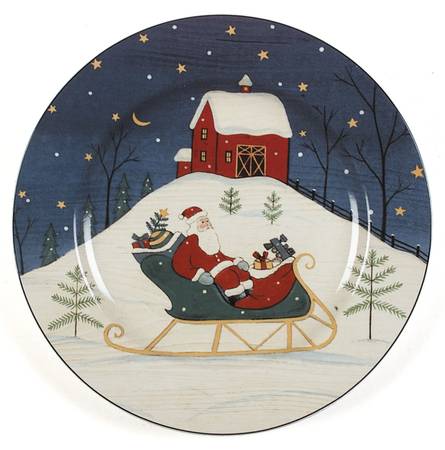 Home For The Holidays Salad/Dessert Plate