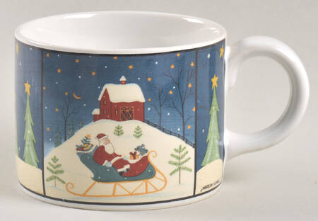 Home For The Holidays Flat Cup