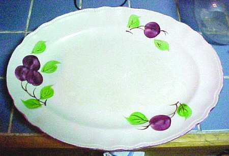 Cherry Ripe 14" Oval Serving Platter