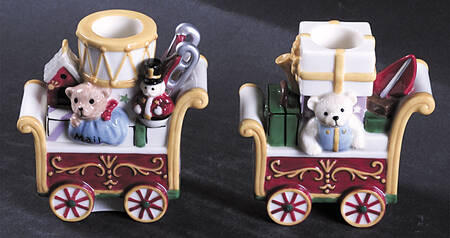 Christmas Tree Figural Candlestick - Set of 2 Motif 4 & 5