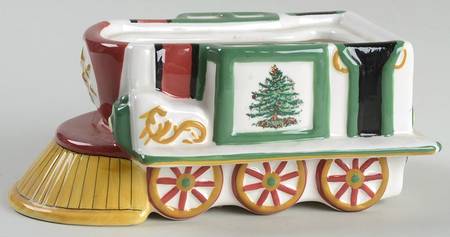 Christmas Tree Figural Candy Jar No Lid