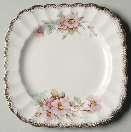 Wild Rose (Square) Bread & Butter Plate