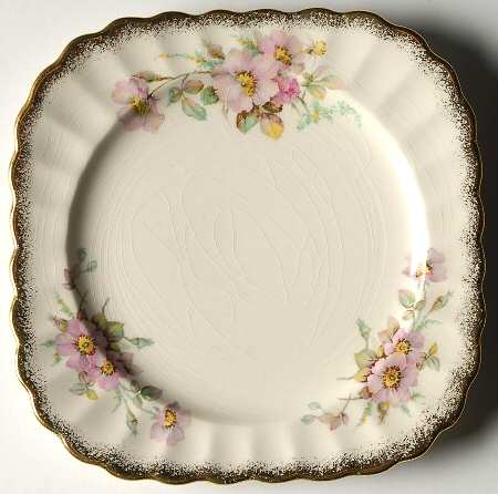 Wild Rose (Square) Salad Plate