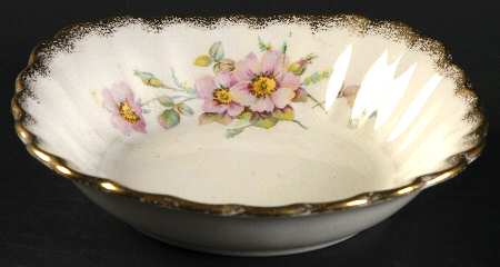 Wild Rose (Square) Fruit/Dessert (Sauce) Bowl