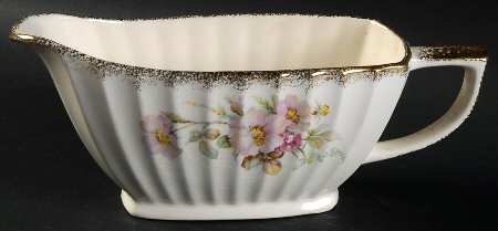 Wild Rose (Square) Gravy Boat
