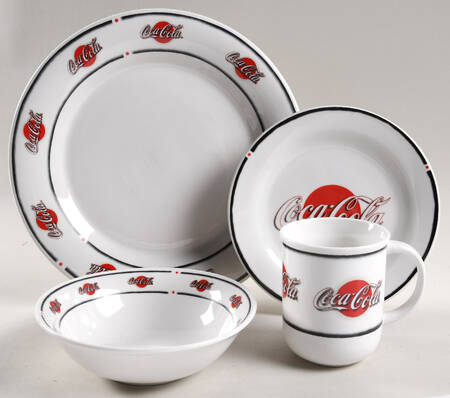 Coca Cola 4 Piece Place Setting
