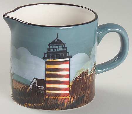 By The Sea (Made In China, Handpaint) Creamer