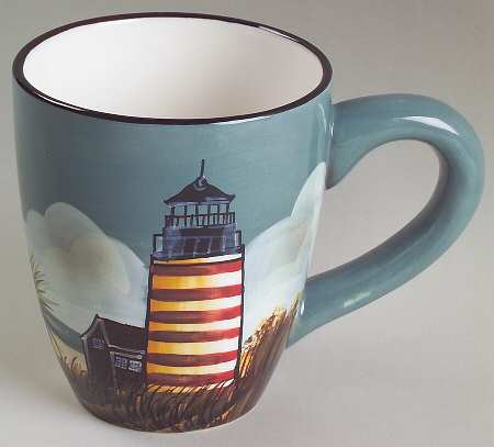 By The Sea (Made In China, Handpaint) Mug