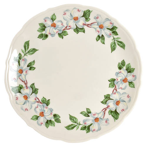 Dogwood (Restaurant, Scalloped, Coupe) Dinner Plate