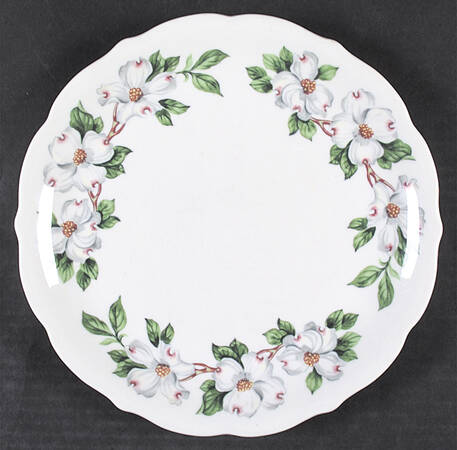 Dogwood (Restaurant, Scalloped, Coupe) Dinner Plate