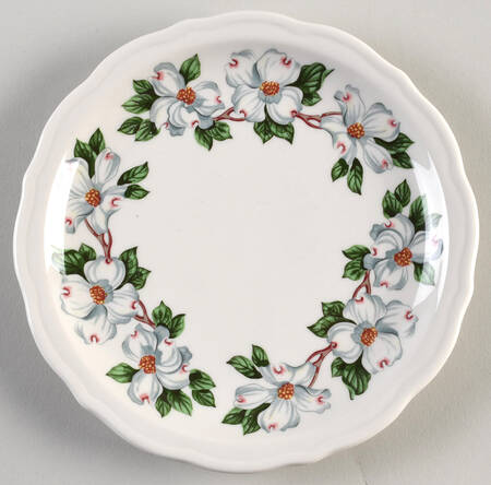 Dogwood (Restaurant, Scalloped, Coupe) Salad Plate