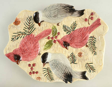 Knollwood 14" Sculpted Platter