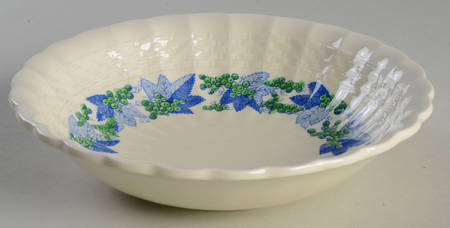 Valencia Blue Green (Cream Background) Coupe Cereal Bowl