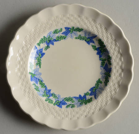 Valencia Blue Green (Cream Background) Small Bread & Butter Plate