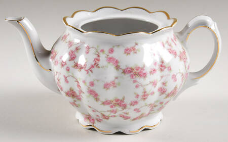 Bridal Rose Teapot No Lid