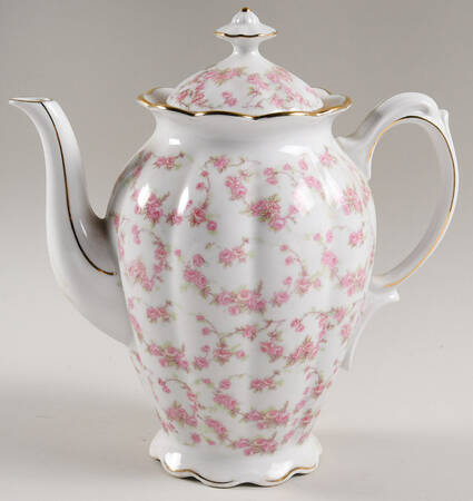 Bridal Rose Coffee Pot & Lid