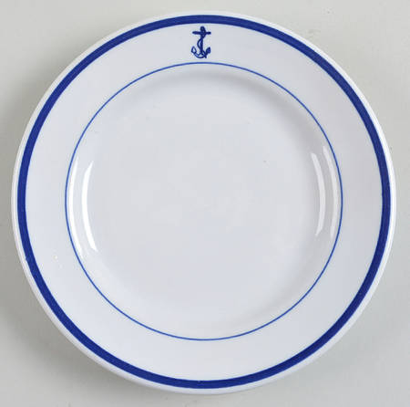 US Navy Mess (Wardroom Officer) Salad Plate