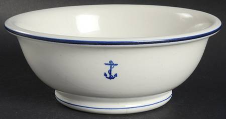 US Navy Mess (Wardroom Officer) 9" Round Vegetable Bowl