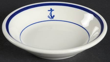 US Navy Mess (Wardroom Officer) Fruit/Dessert (Sauce) Bowl