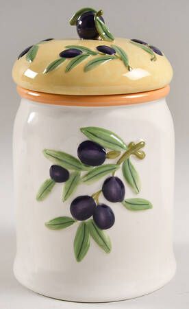 Olive Branch Extra Large Canister & Lid