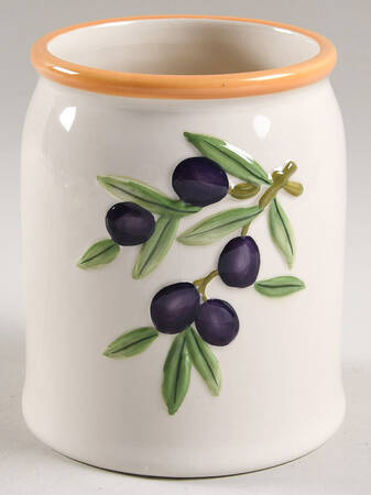 Olive Branch Medium Canister No Lid