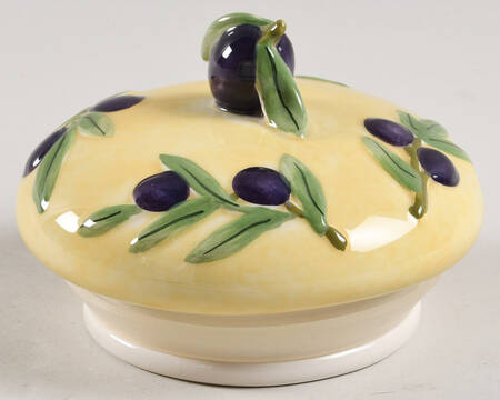 Olive Branch Lid for Medium Canister
